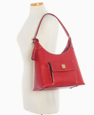 Saffiano Hobo