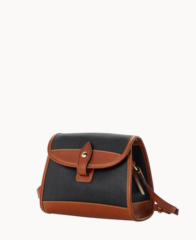 Camden Saffiano Flap Crossbody