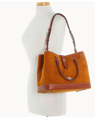 Suede Perry Satchel