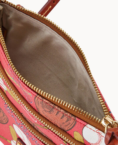 MLB Cardinals North South Triple Zip Crossbody