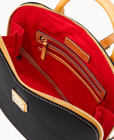 Wexford Leather Zip Pod Backpack