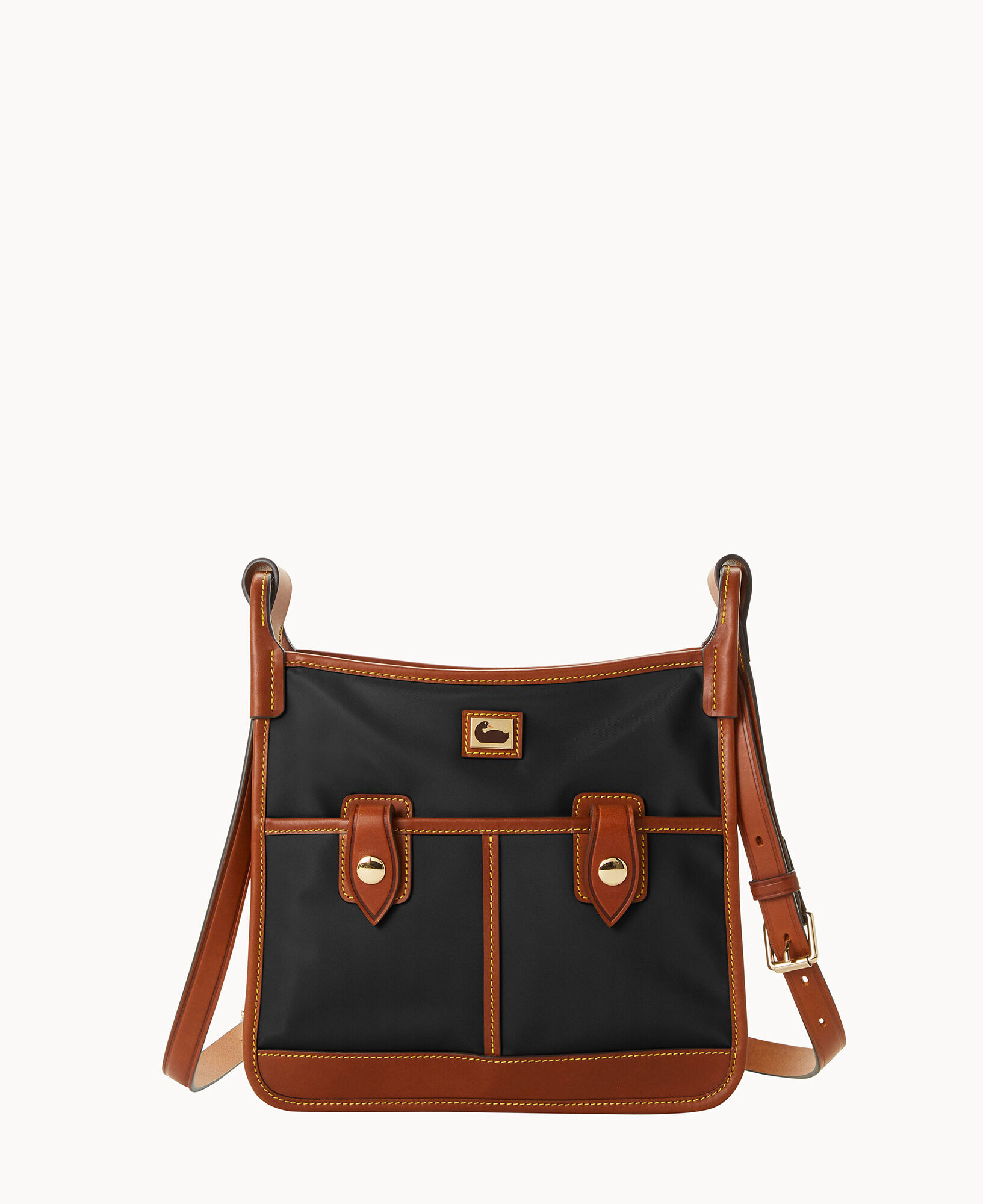 Crossbody Bag Nylon Messenger Shoulder Bag Luxury Handbags Round Logo  Design 