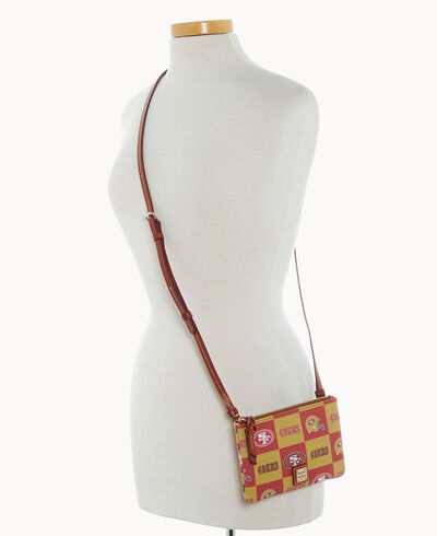 NFL 49ERS Top Zip Crossbody