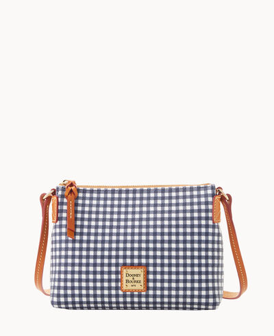 Gingham Crossbody Pouchette
