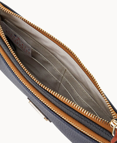 MLB Astros Double Zip Wristlet
