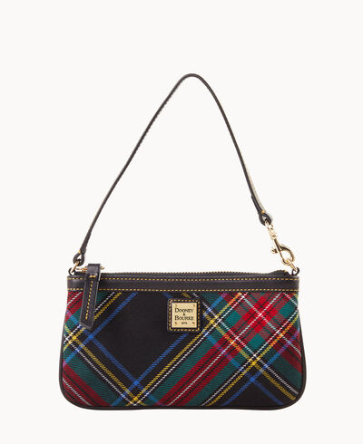 Tartan Large Slim Wristlet