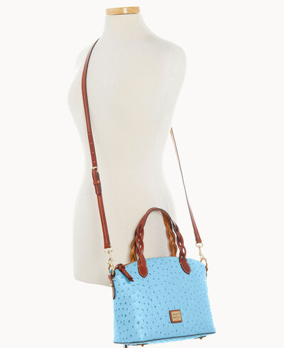 Ostrich Small Heidi Satchel