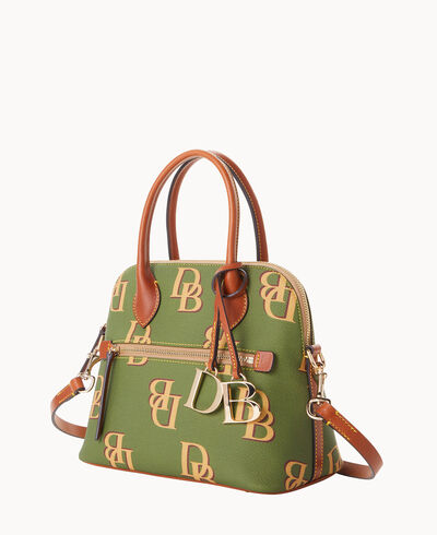 Monogram Domed Satchel