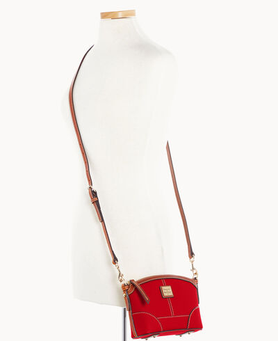 Pebble Grain Mini Domed Crossbody