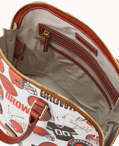 NFL Browns Zip Zip Satchel