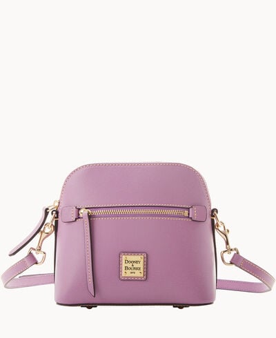 Saffiano Domed Crossbody