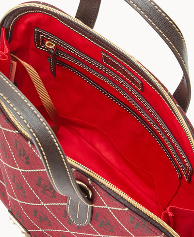 Maxi Quilt Zip Zip Satchel