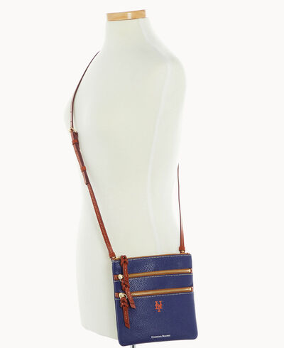 MLB Mets N S Triple Zip Crossbody