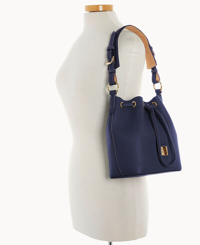 Lucca Leather Small Drawstring