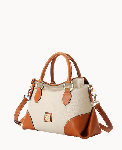 Pebble with Florentine Trim Satchel 30