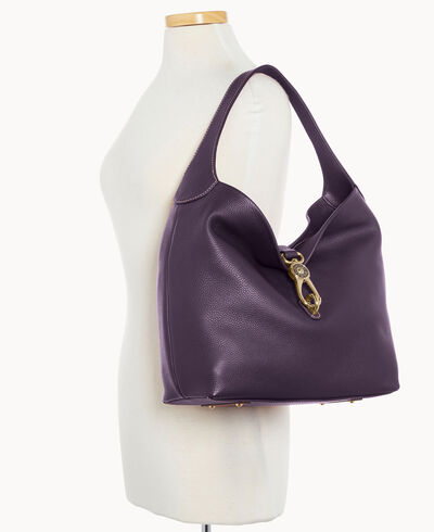 Pebble Grain Logo Lock Sac