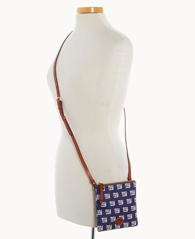 NFL NY Giants Small North South Top Zip Crossbody