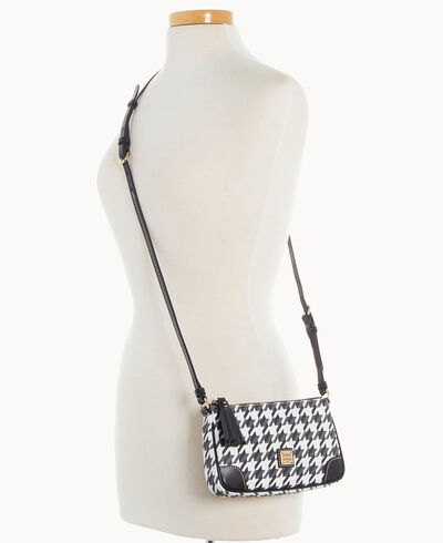 Houndstooth Slim Crossbody