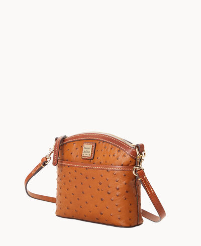 Ostrich Domed Crossbody