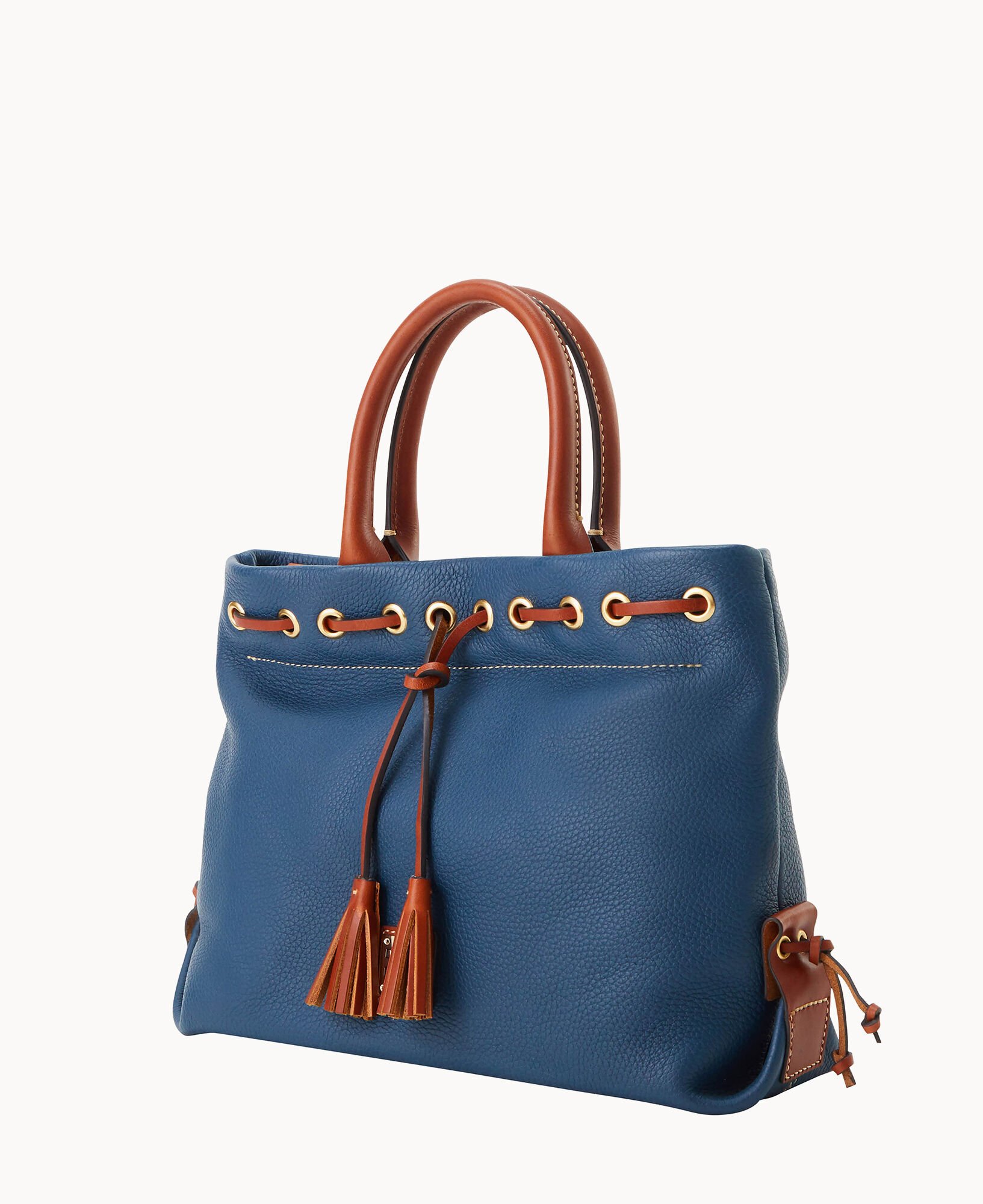 Dooney Bourke Pebble Grain Tassel Tote