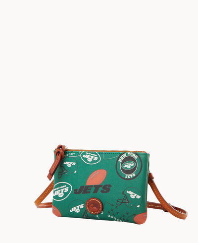 NFL Jets Top Zip Crossbody