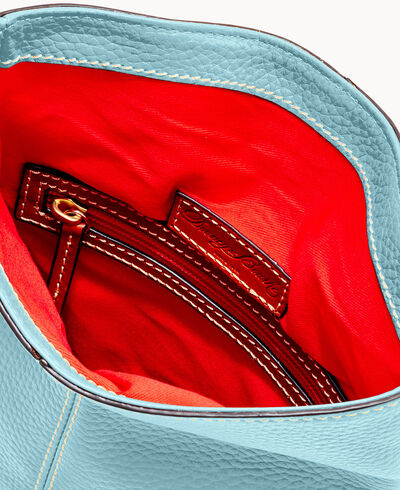Pebble Grain Toggle Crossbody