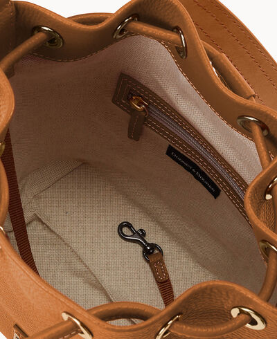 Lucca Leather Small Drawstring