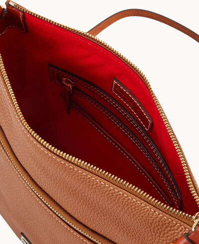 Pebble Grain Large Tassel Crossbody