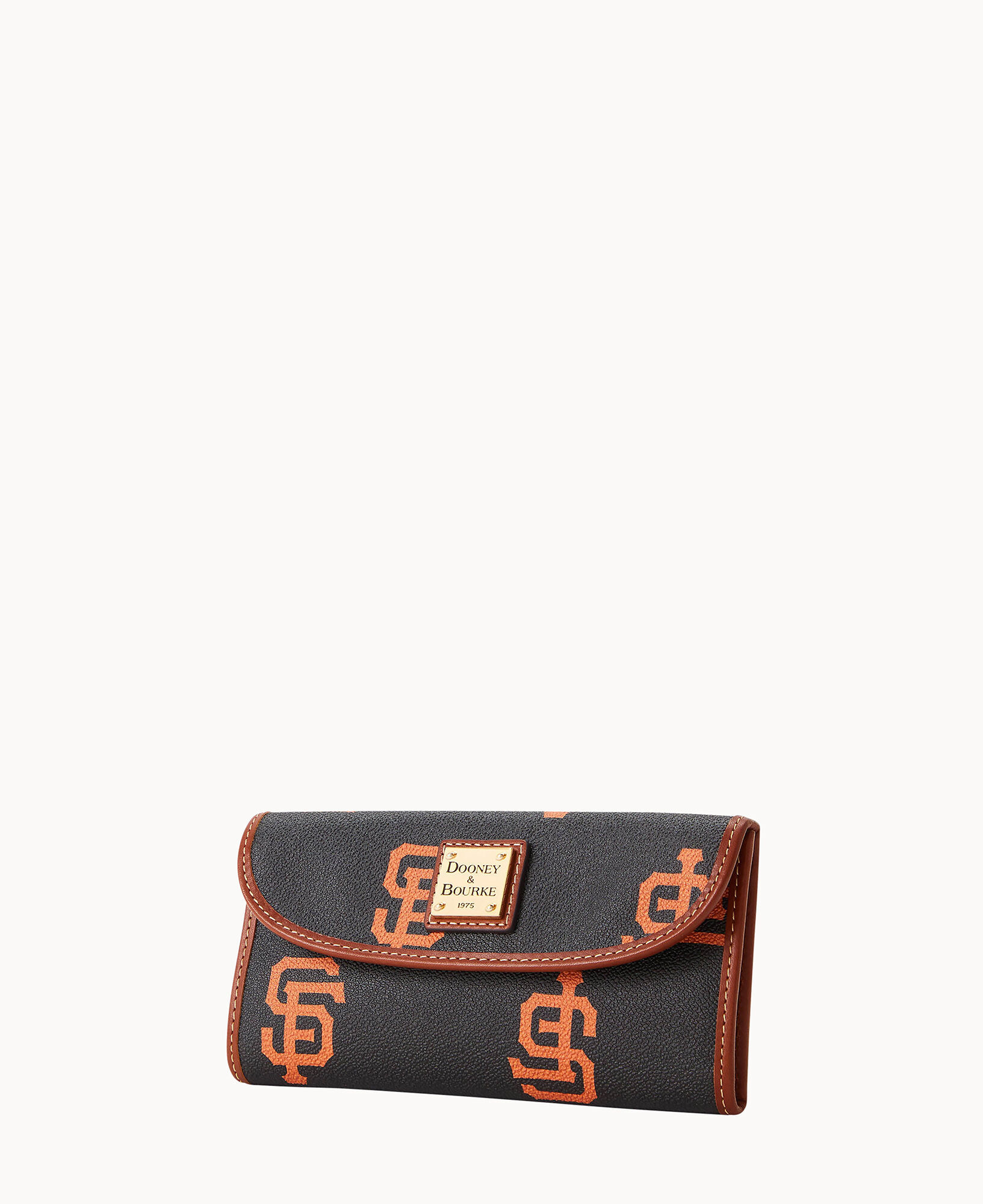 Lexington large pebbled hotsell leather continental wristlet