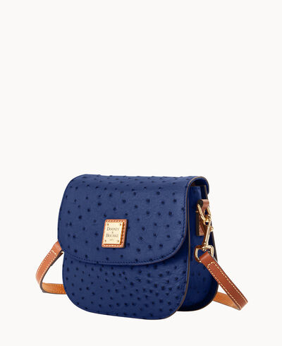 Ostrich Saddle Bag