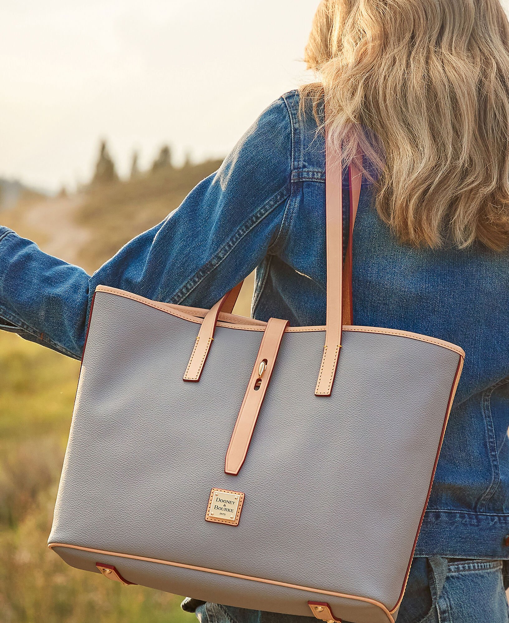 Eva large pebbled leather tote bag on sale