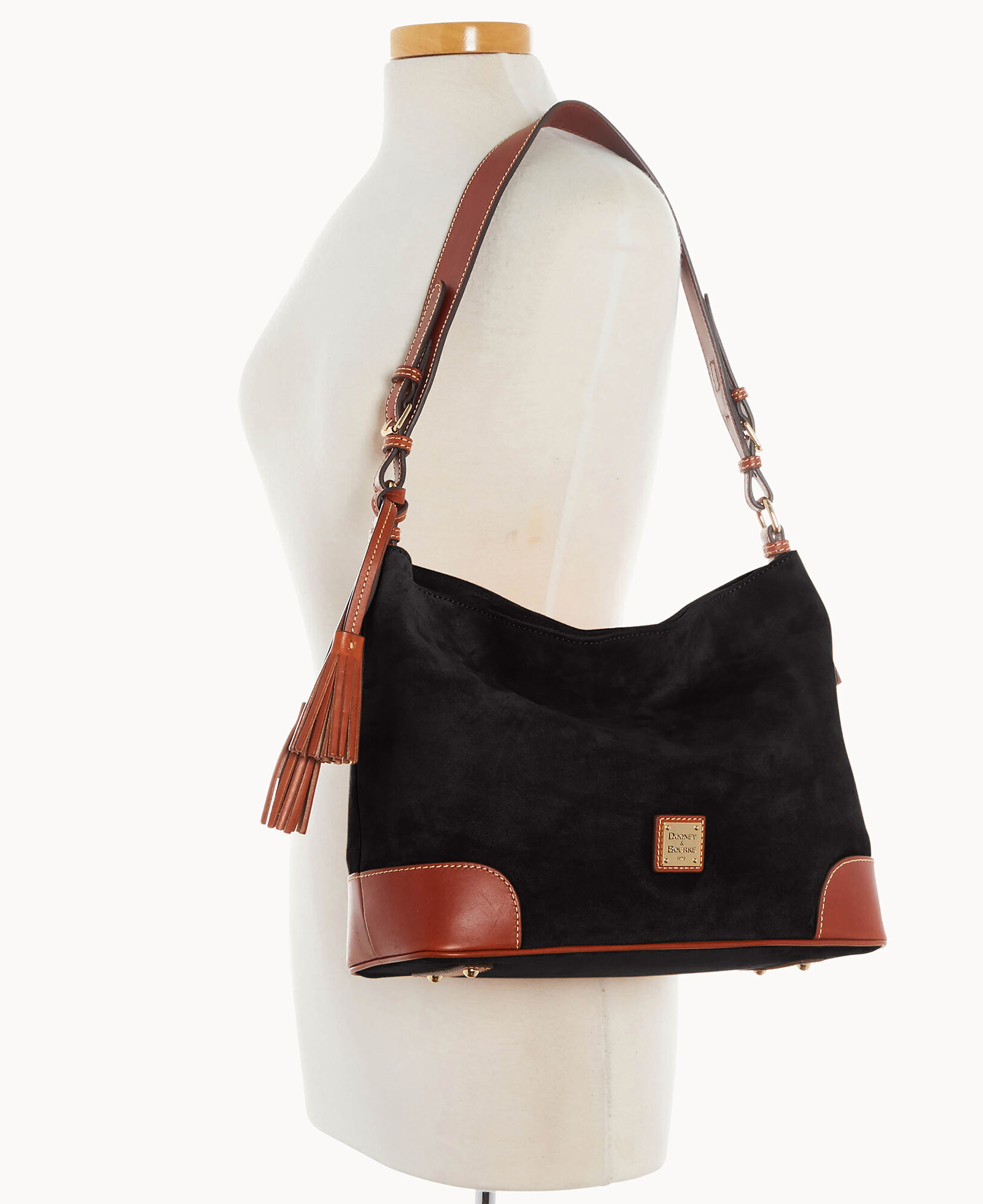 Sac besace Grand cuir suède Sac US - DePeek