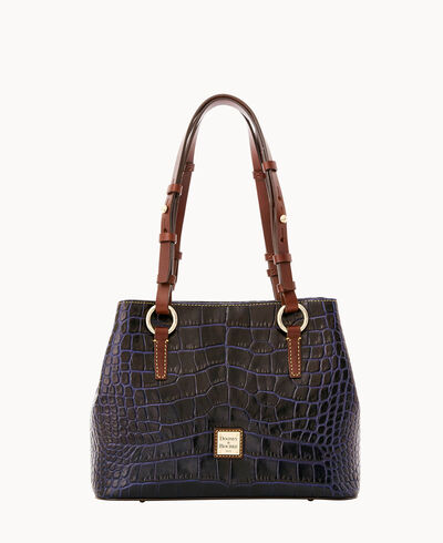 Croco Fino Small Briana with Pouch
