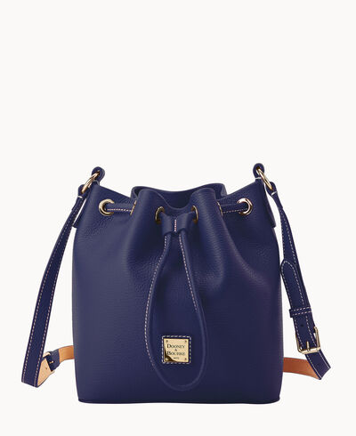 Lucca Leather Crossbody Drawstring