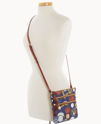 MLB Brewers North South Triple Zip Crossbody