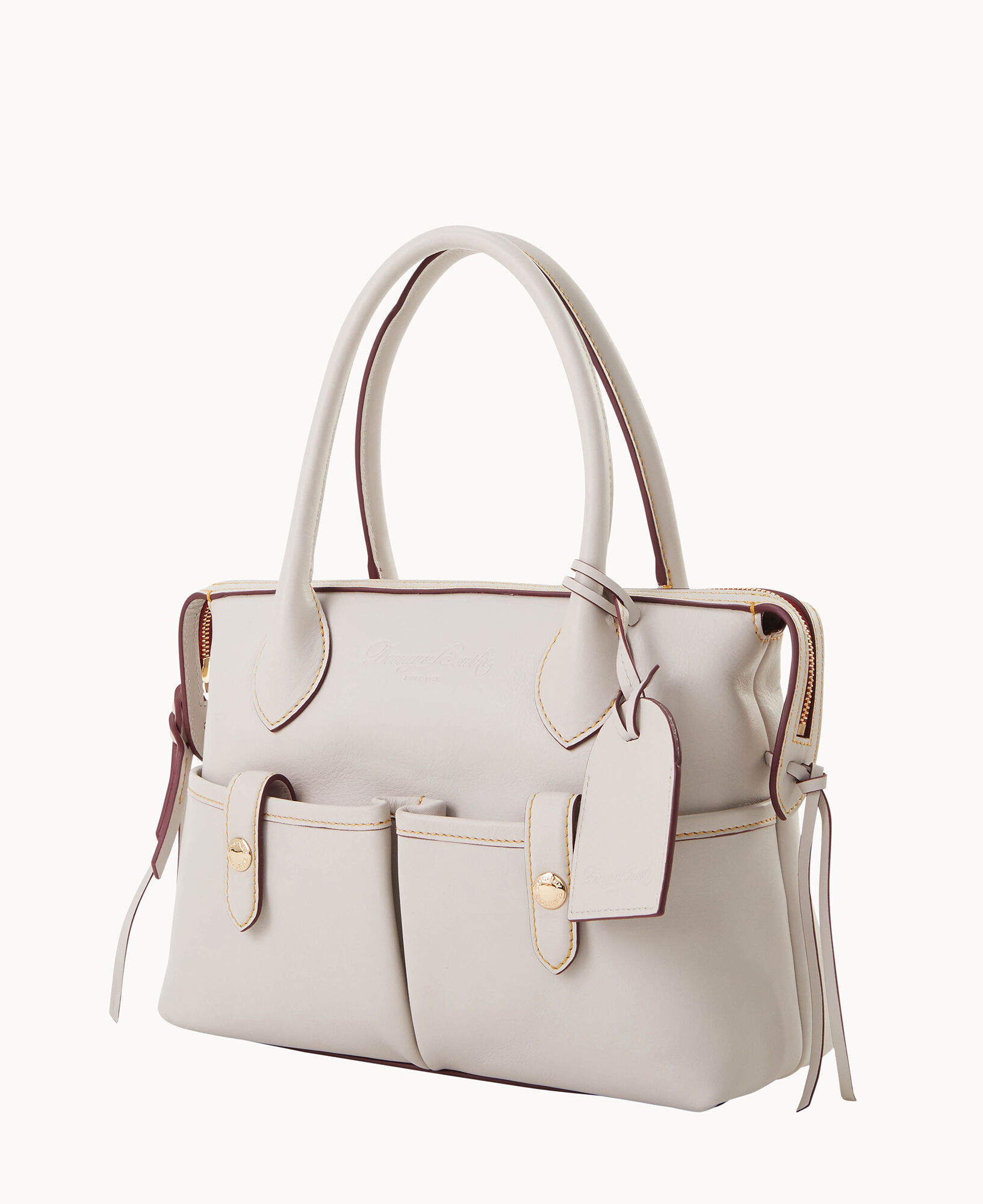 Dooney & bourke florentine vaccheta pebble leather satchel clearance