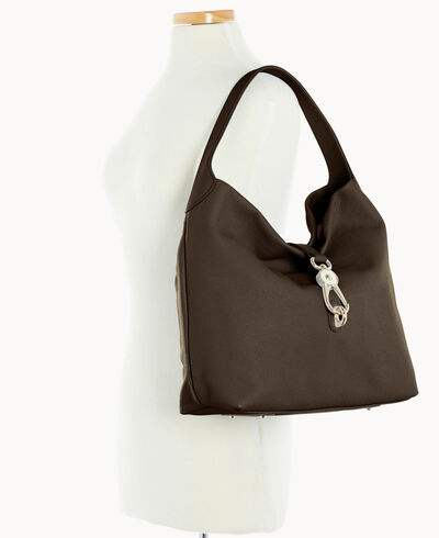 Belvedere Logo Lock Shoulder Bag