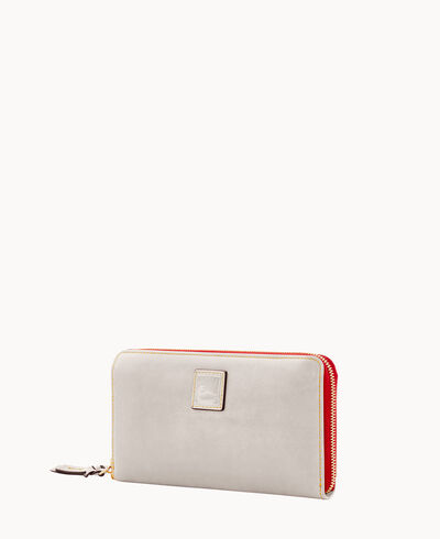 Florentine Large Zip Around Wristlet