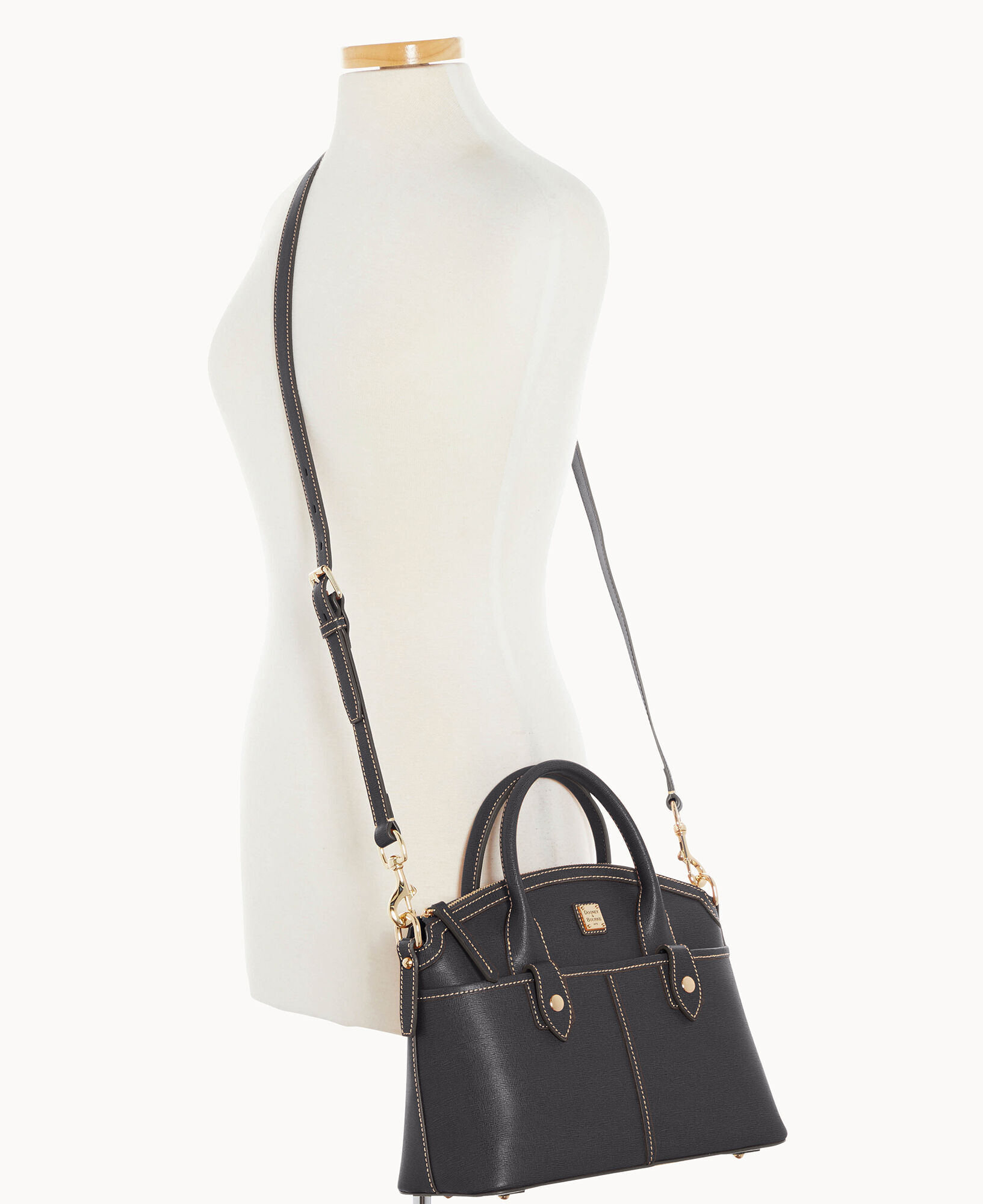 Dooney & bourke camden saffiano domed satchel shop