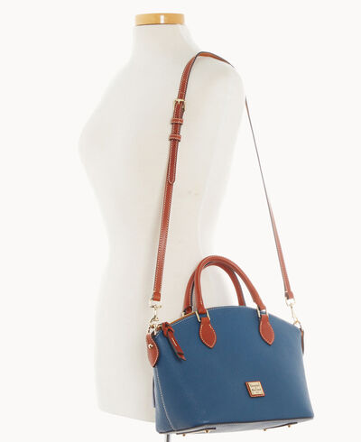 Pebble Grain Geena Satchel