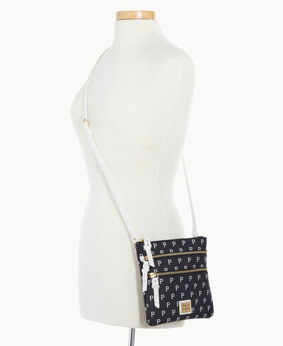 MLB Pirates Triple Zip Crossbody