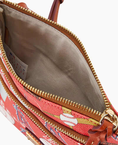 MLB Angels North South Triple Zip Crossbody