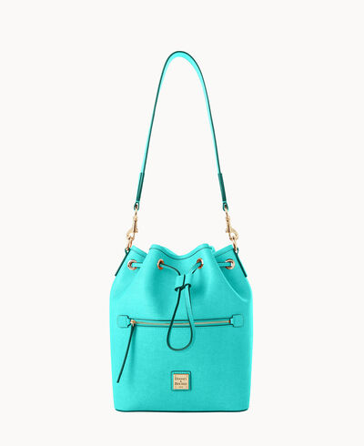 Saffiano Drawstring