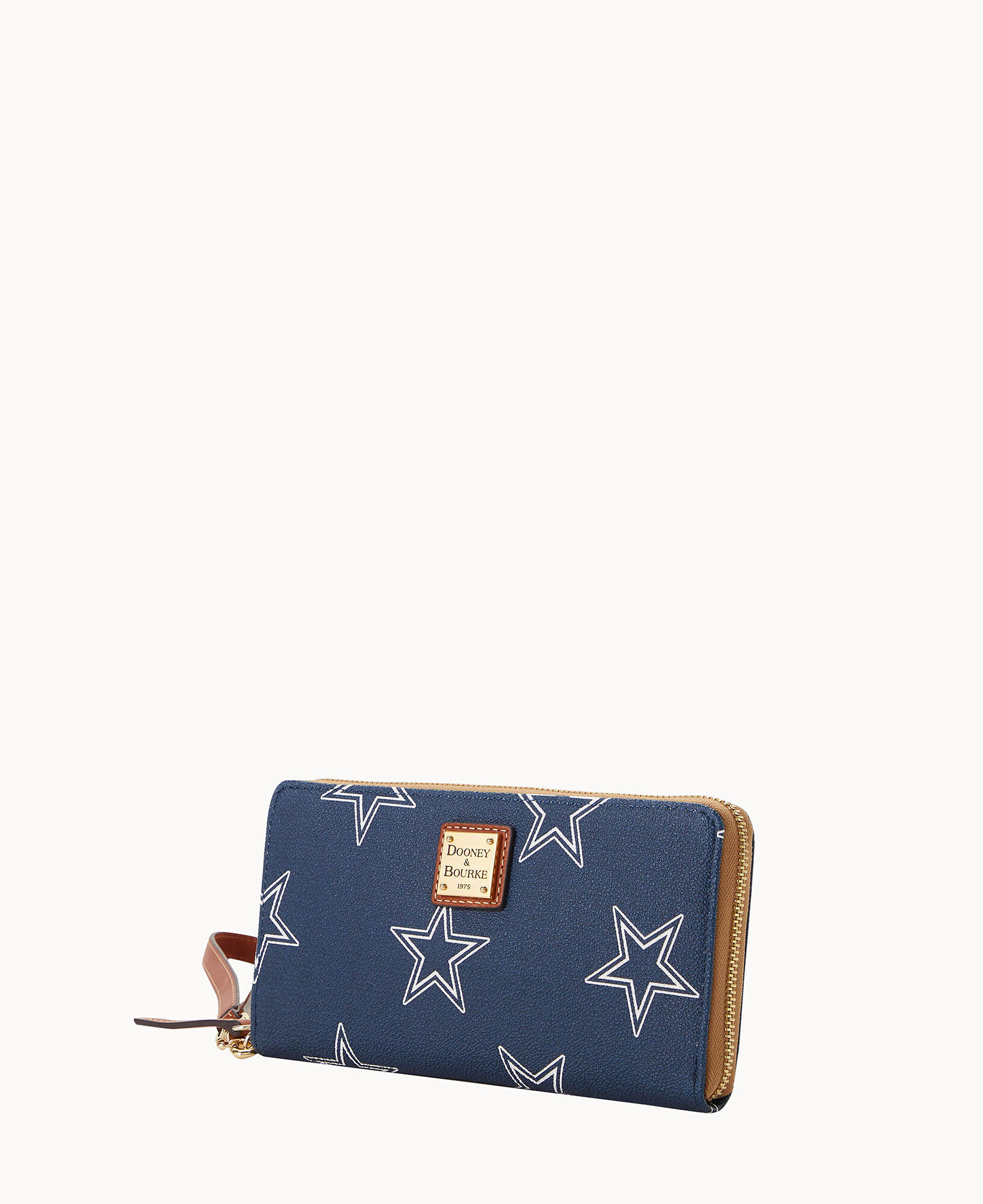 Dooney Bourke NFL Cowboys Large Zip Around Wristlet