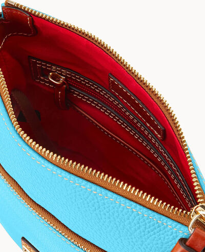 Pebble Grain Small Tassel Crossbody