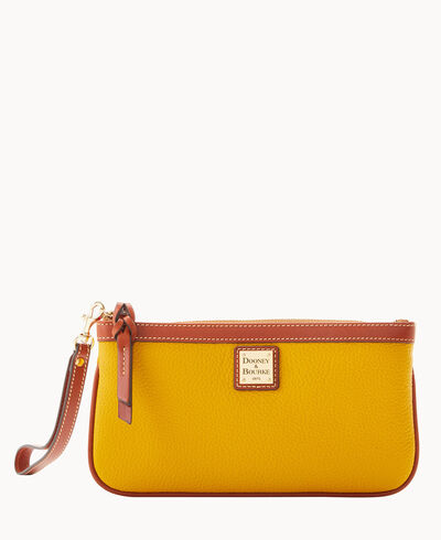 Pebble Grain Clutch Wristlet