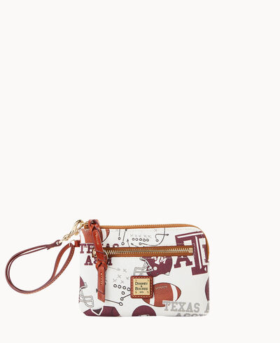 Collegiate Texas Achr(38)M University Zip Around Wristlet