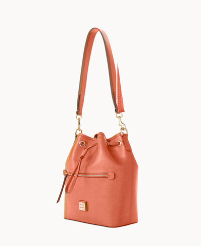 Saffiano Drawstring