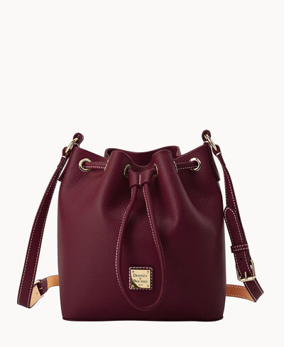 Lucca Leather Crossbody Drawstring