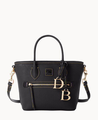 Pebble Grain Small Handle Tote